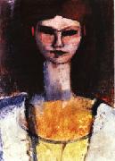 Amedeo Modigliani Bust of a Young Woman USA oil painting artist